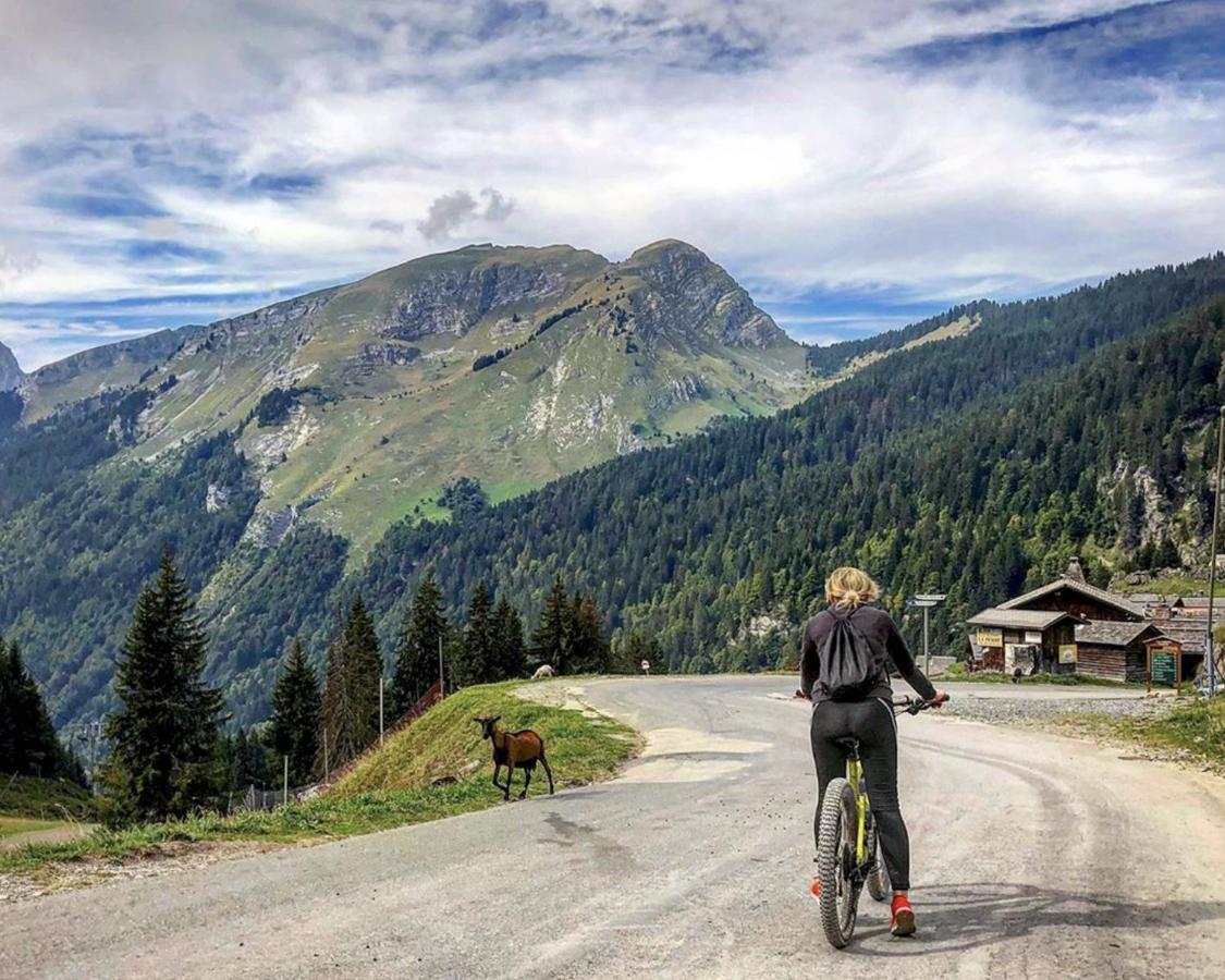 Micro-Lodge, Le Petit Nid D'Amour Montriond Exteriör bild