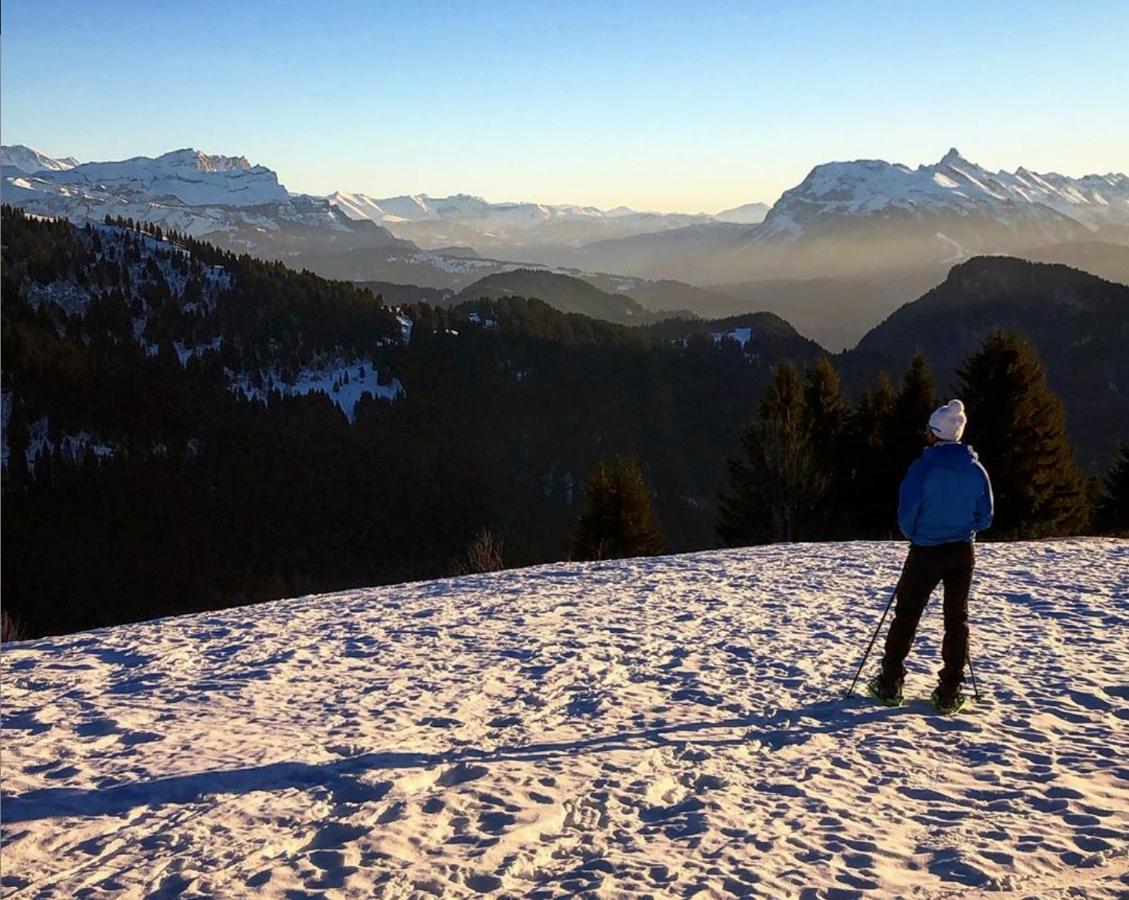 Micro-Lodge, Le Petit Nid D'Amour Montriond Exteriör bild