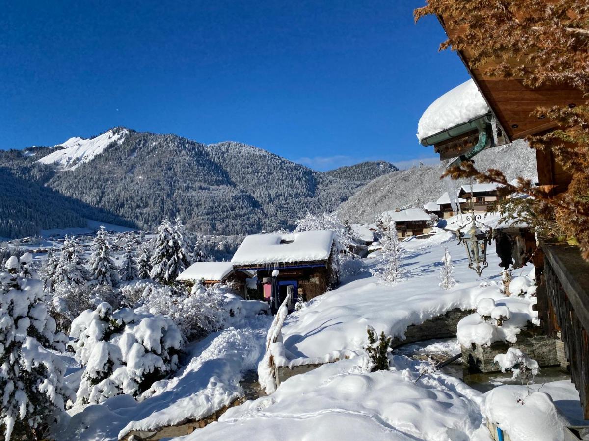 Micro-Lodge, Le Petit Nid D'Amour Montriond Exteriör bild