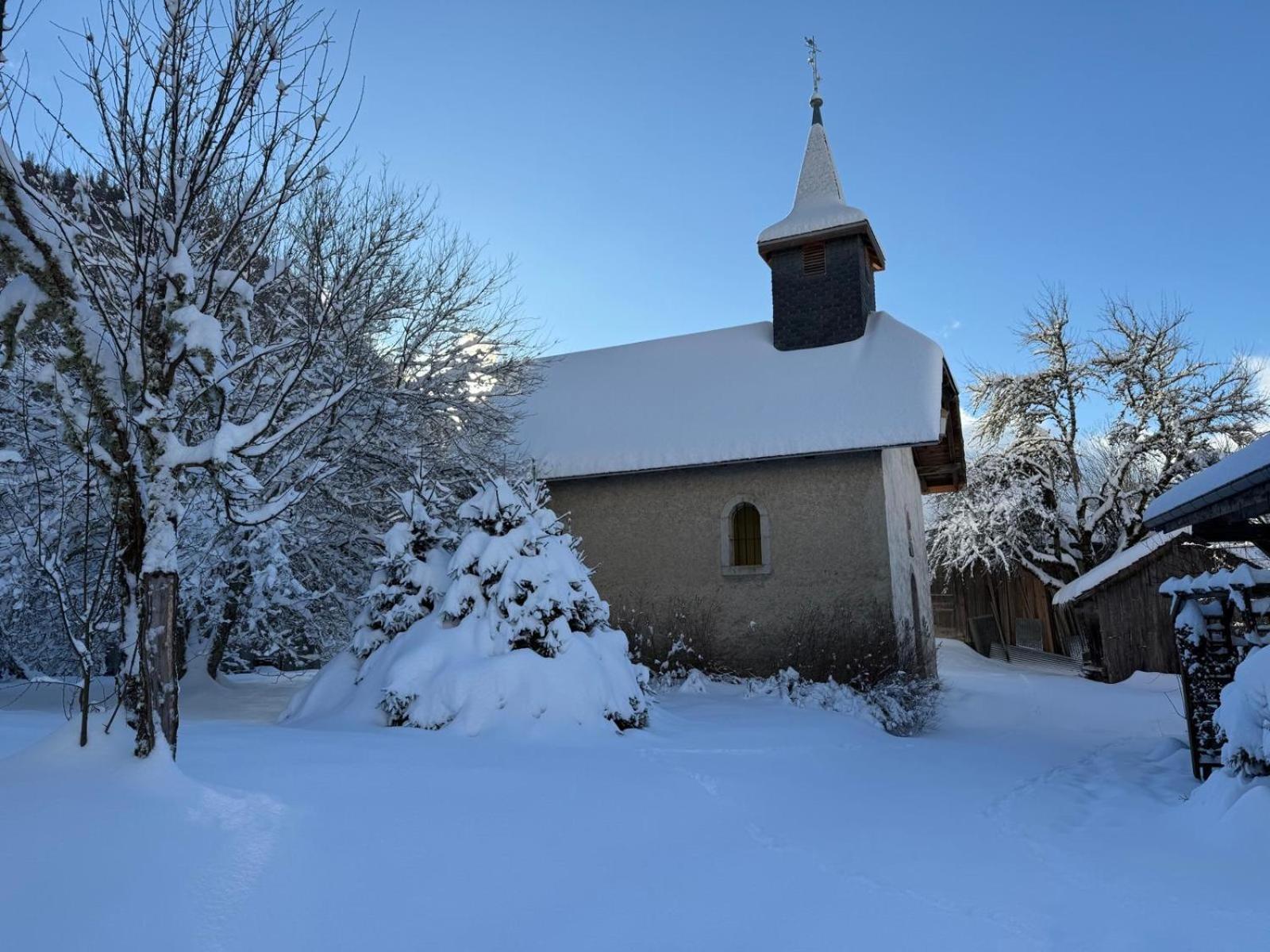 Micro-Lodge, Le Petit Nid D'Amour Montriond Exteriör bild